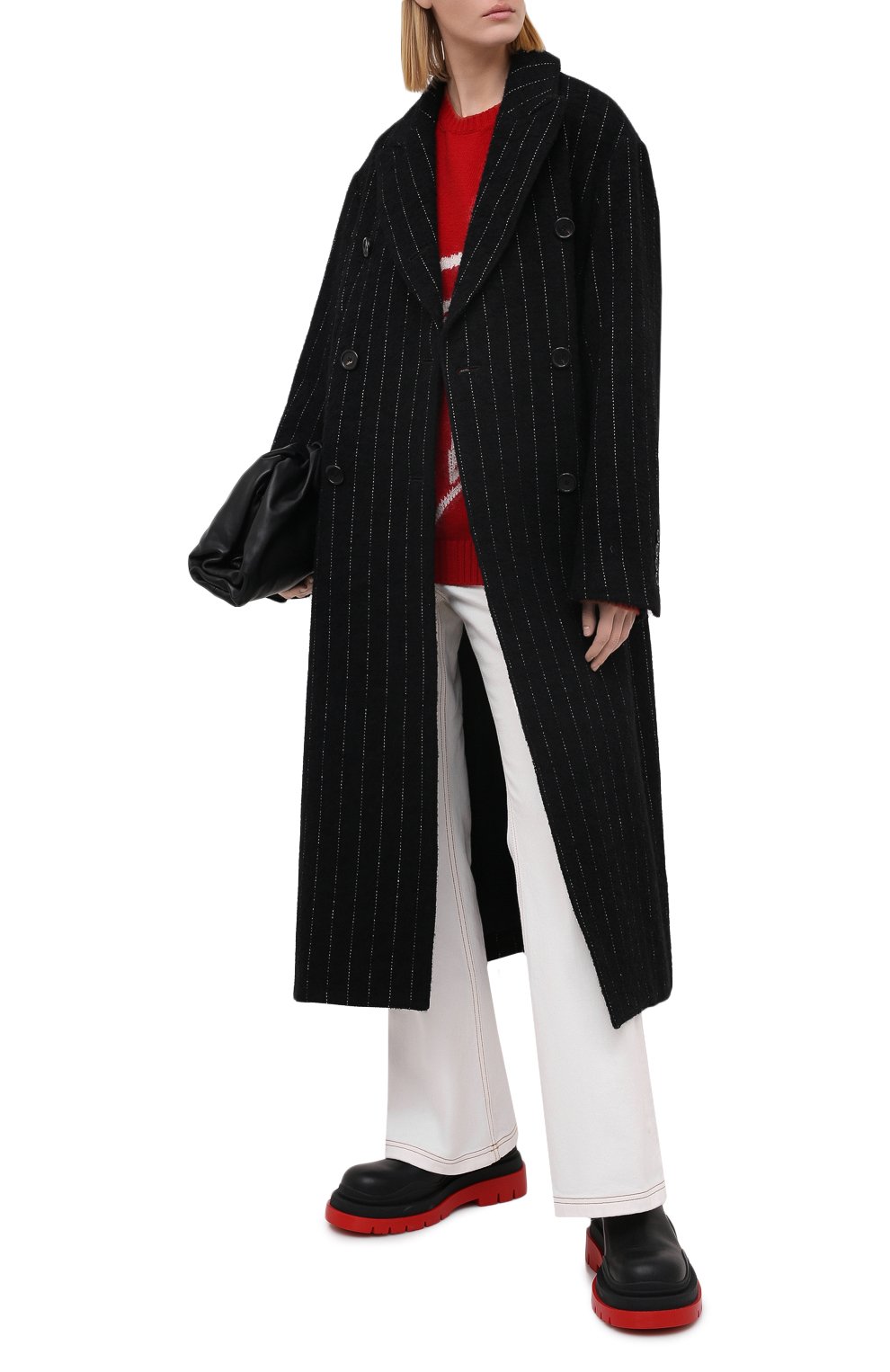 Пальто из льна и шерсти ANN DEMEULEMEESTER, арт. 2002-1114-P-185-099, фото 2