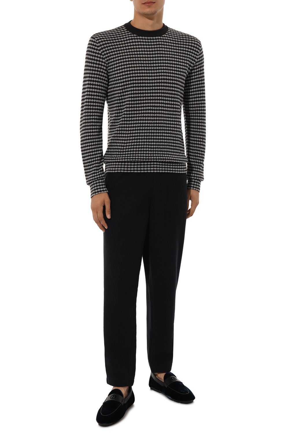 Текстильные лоферы GIORGIO ARMANI, арт. X2B127/XR268, фото 2