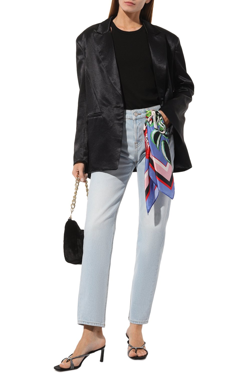 Шелковый платок VERSACE JEANS COUTURE, арт. 74HA7H01/ZG153, фото 5