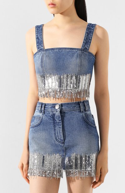 Джинсовый топ BALMAIN, арт. TF10002/D010, фото 3