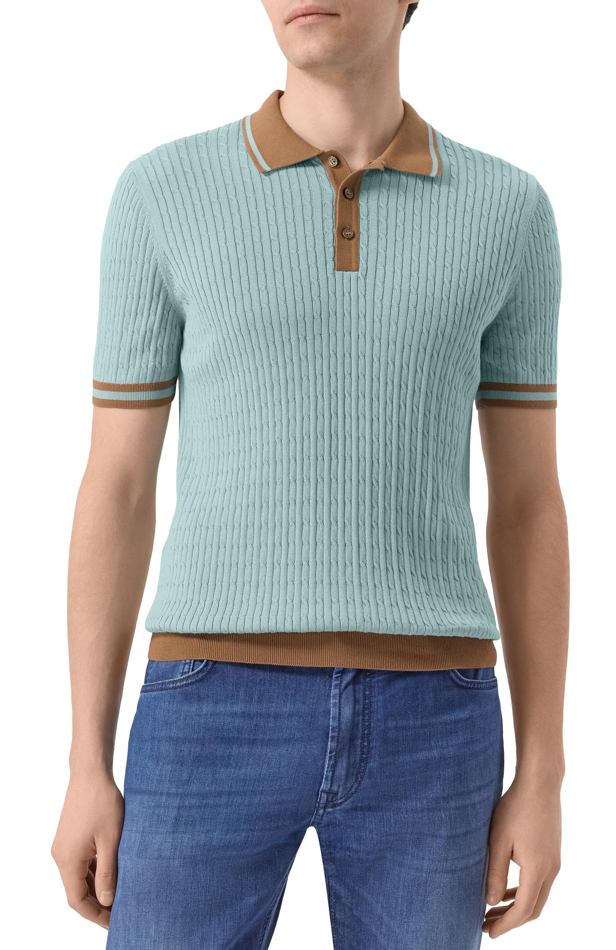 Хлопковое поло GRAN SASSO, арт. 57113/20625, фото 3