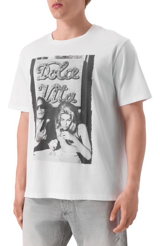 Хлопковая футболка Bisibiglio D0LCE VITA Белый  D0LCE VITA Фото 3