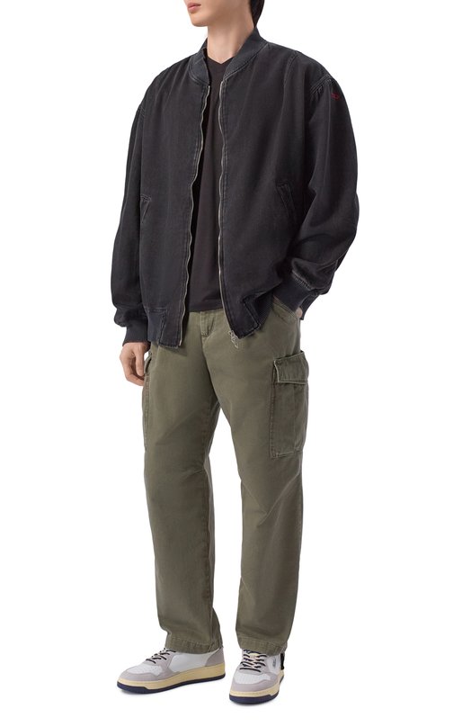 Хлопковая футболка Emporio Armani EM005277/AF24470 Чёрный  EM005277/AF24470 Фото 2