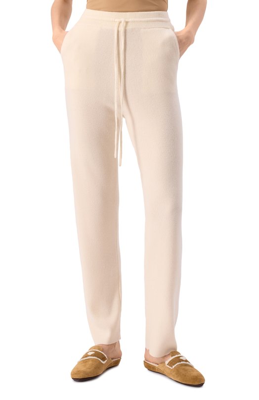 Кашемировые брюки EDOMO T006010FW2324 Кремовый  T006010FW2324 Фото 3