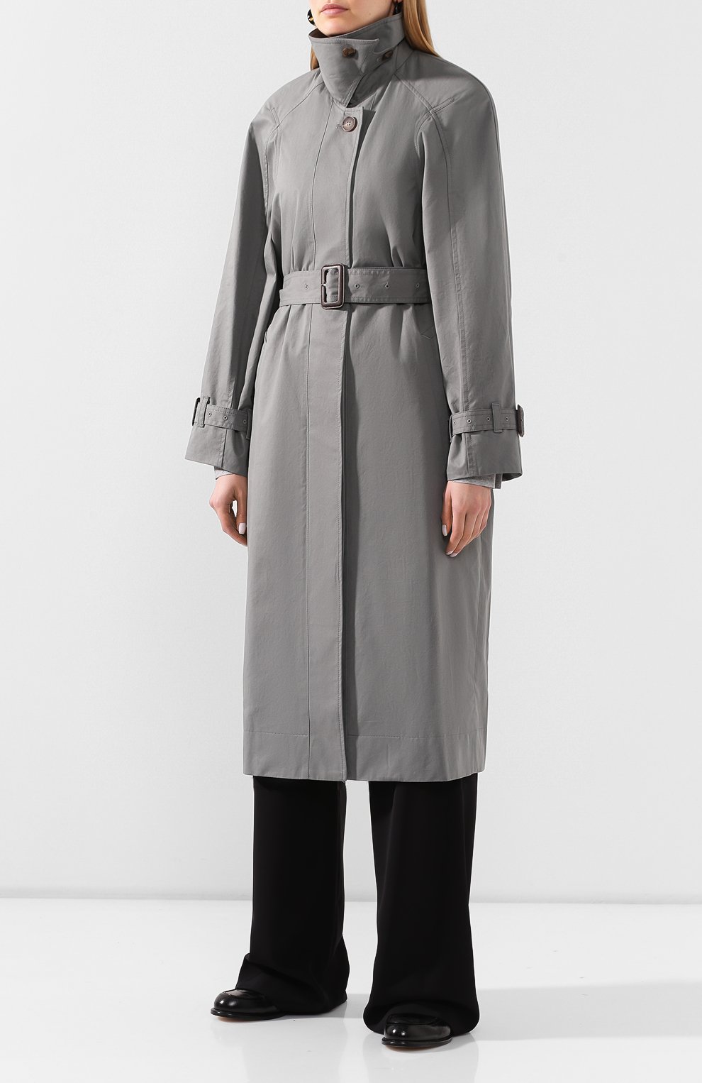 Хлопковый плащ LOW CLASSIC, арт. L0W20SS_CT10BG, фото 3