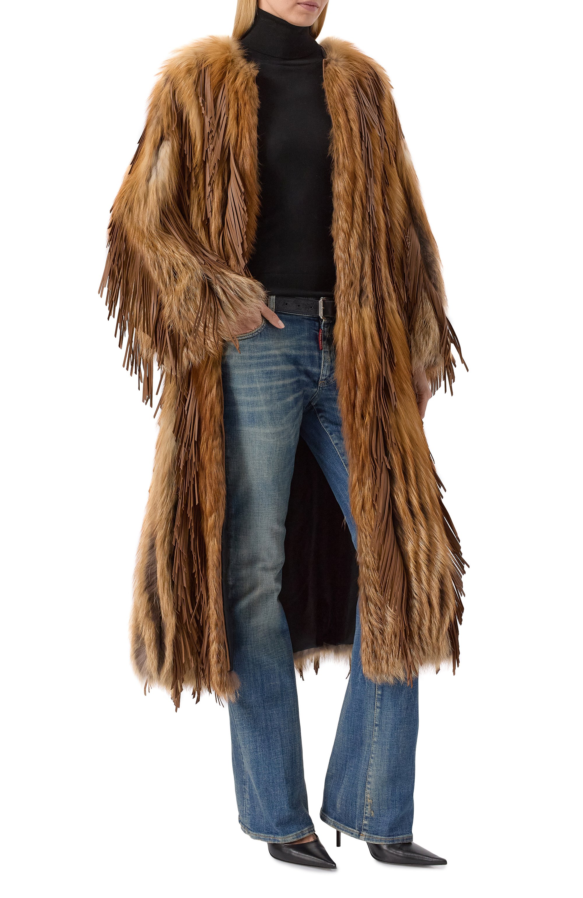 Шуба из лисы YVES SALOMON, арт. M31820/RDGC, фото 2