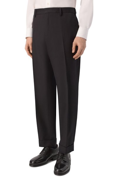 Брюки из хлопка и шерсти DRIES VAN NOTEN черного цвета по цене 76450 руб., арт. 020904/4302, фото 3 Брюки из хлопка и шерсти DRIES VAN NOTEN, арт. 020904/4302, фото 3