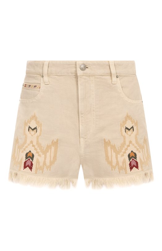 Джинсовые шорты Isabel Marant Etoile 25PSH0001FE/C1H02E Кремовый 25PSH0001FE/C1H02E