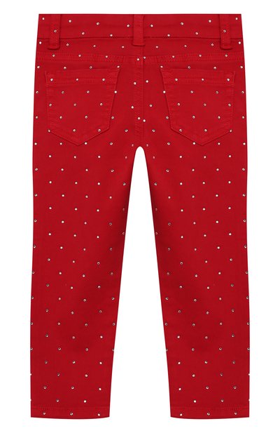 Джинсы со стразами MONNALISA, арт. 393415A7, фото 2