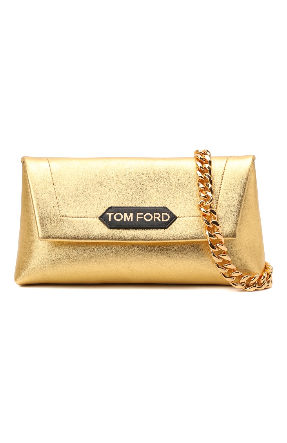 Сумка label small TOM FORD золотого цвета по цене 180500 руб., арт. L1504T-LCL238, фото 6 Сумка label small TOM FORD, арт. L1504T-LCL238, фото 6
