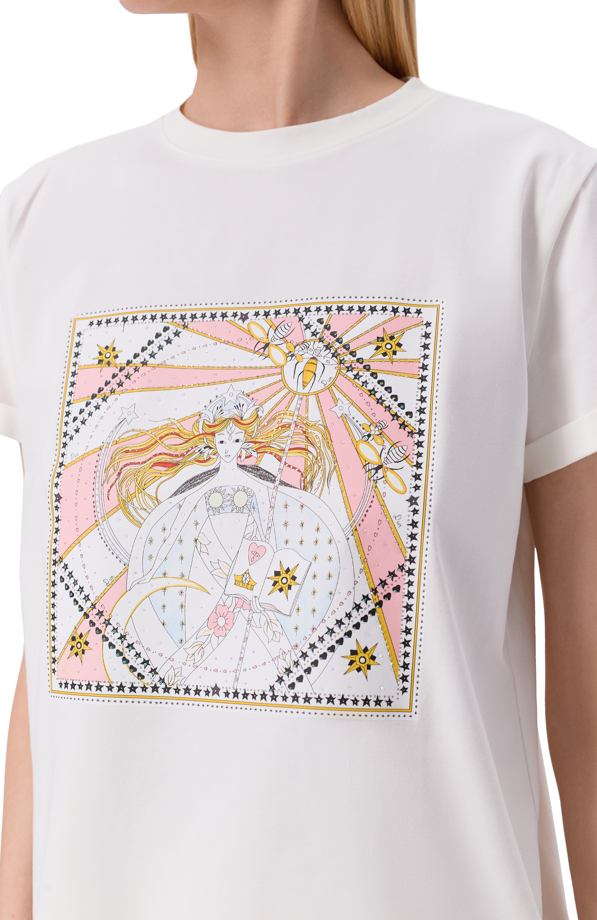 Хлопковая футболка SEVEN LAB белого цвета по цене 14280 руб., арт. CTR1.01.100.257.165, фото 5 Хлопковая футболка SEVEN LAB, арт. CTR1.01.100.257.165, фото 5