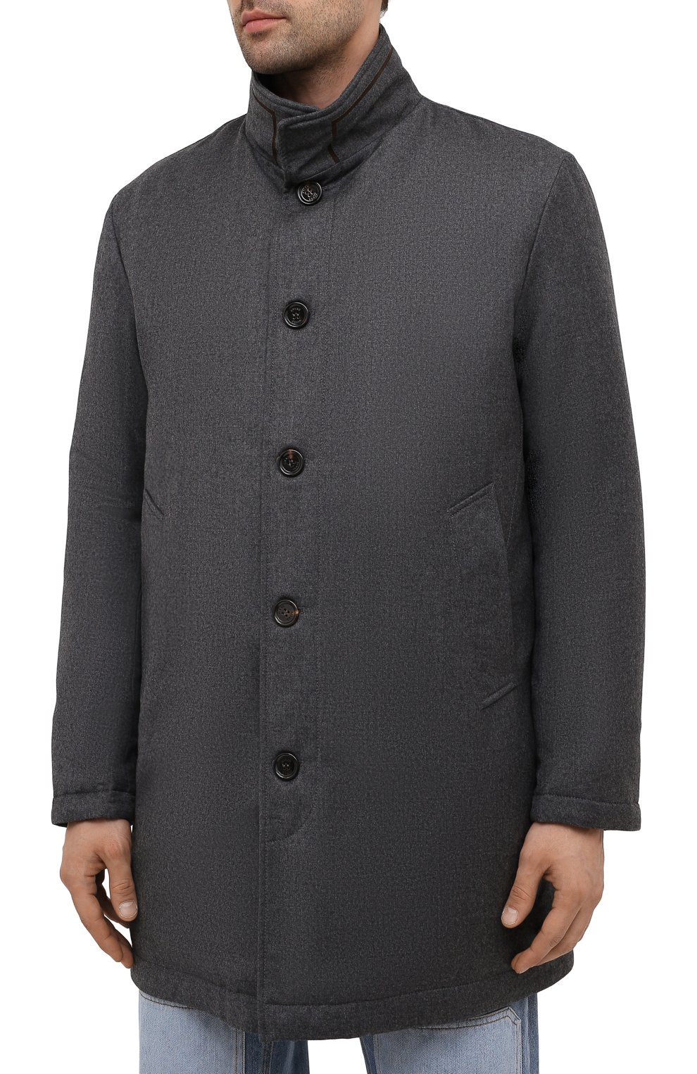 Пальто из шерсти и кашемира KIRED темно-серого цвета по цене 124500 руб., арт. WP0RDW7006001000, фото 3 Пальто из шерсти и кашемира KIRED, арт. WP0RDW7006001000, фото 3