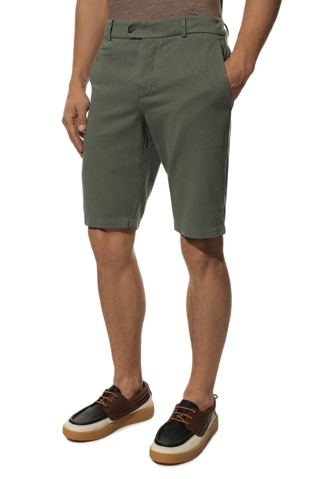 Шорты из хлопка и шелка CAPOBIANCO, арт. 12M816.AC01., фото 3