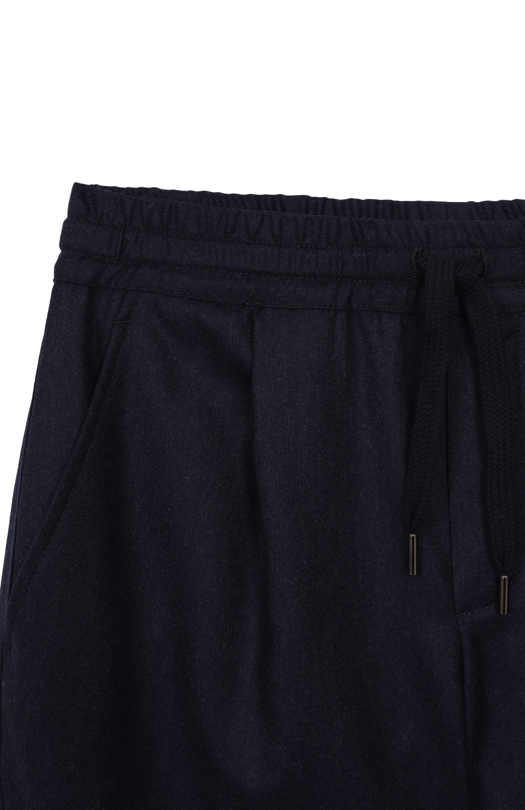 Шерстяные брюки BRUNELLO CUCINELLI темно-синего цвета по цене 55550 руб., арт. BE226P503C, фото 3 Шерстяные брюки BRUNELLO CUCINELLI, арт. BE226P503C, фото 3