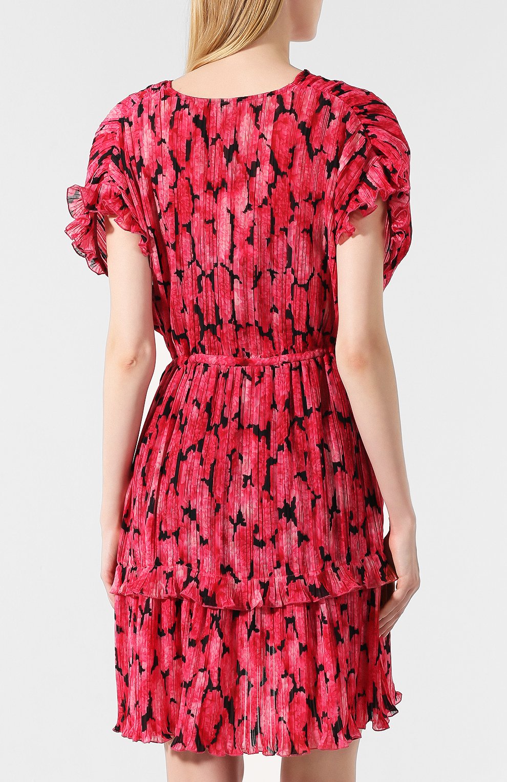 Платье с принтом KENZO фуксия цвета по цене 35600 руб., арт. F962R014151A, фото 4 Платье с принтом KENZO, арт. F962R014151A, фото 4
