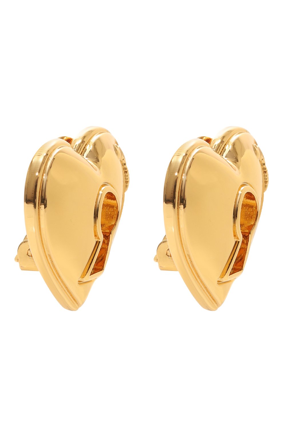 Клипсы MOSCHINO золотого цвета по цене 34150 руб., арт. 71 A9184 8404, фото 3 Клипсы MOSCHINO, арт. 71 A9184 8404, фото 3