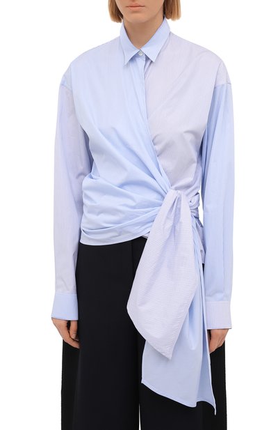 Хлопковая рубашка LOEWE, арт. S540Y07X35, фото 3