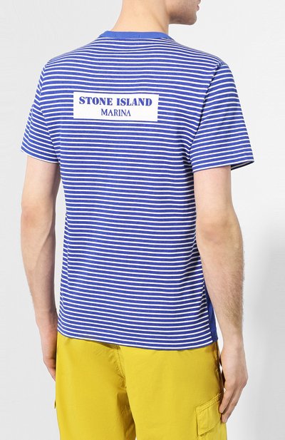 Хлопковая футболка STONE ISLAND, арт. 7015233X3, фото 4