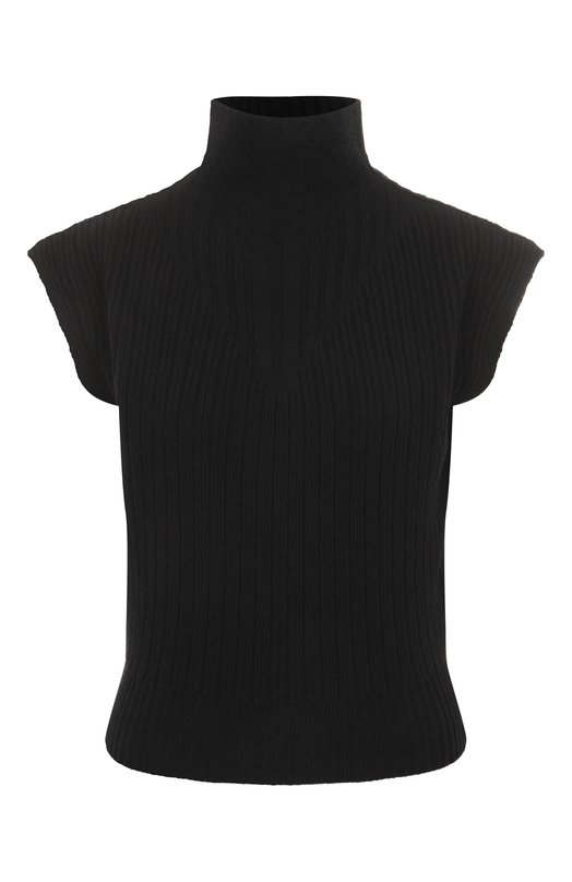 Шерстяной жилет Rick Owens RP02E4620/KWV Чёрный RP02E4620/KWV