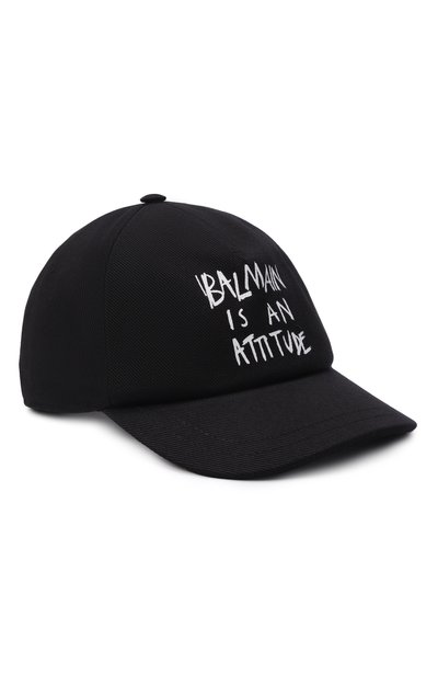 Хлопковая бейсболка BALMAIN, арт. BZ0I37