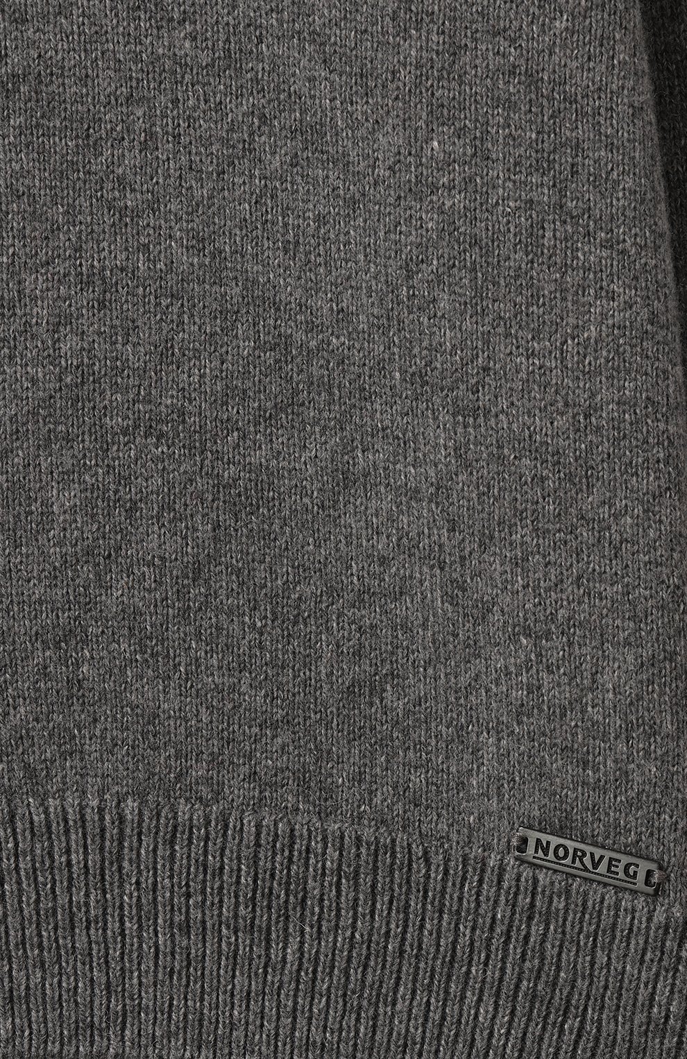 Свитер из шерсти и вискозы NORVEG серого цвета по цене 5000 руб., арт. 18SWCU-022, фото 3 Свитер из шерсти и вискозы NORVEG, арт. 18SWCU-022, фото 3