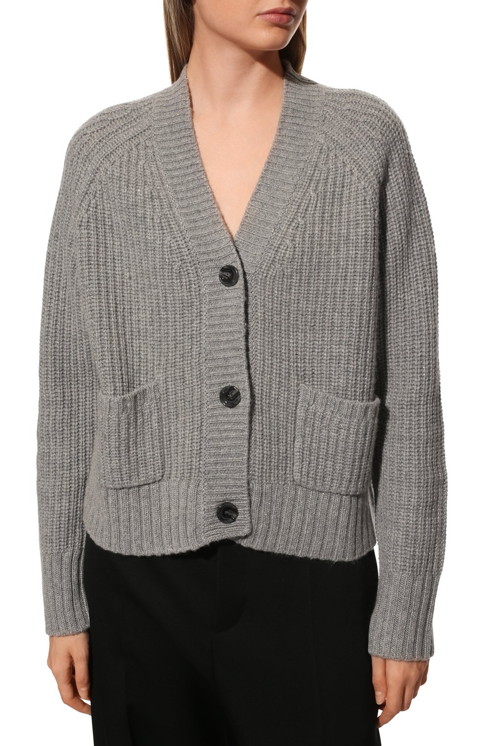 Кардиган из шерсти и кашемира ALLUDE, арт. 225/17710, фото 3