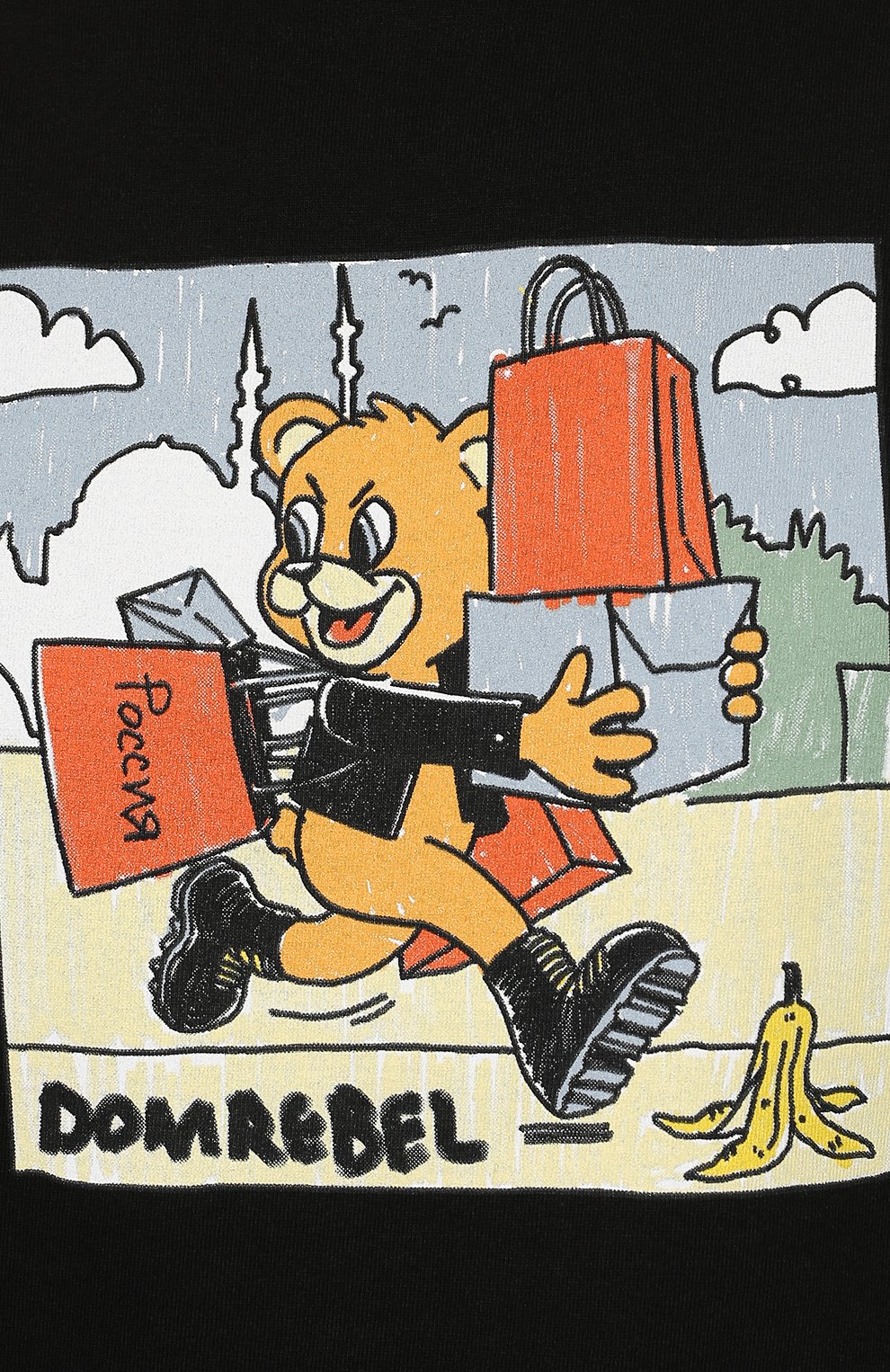 Хлопковая футболка DOMREBEL, арт. SH0PPING BEAR C0MIC/T-SHIRT/W, фото 5