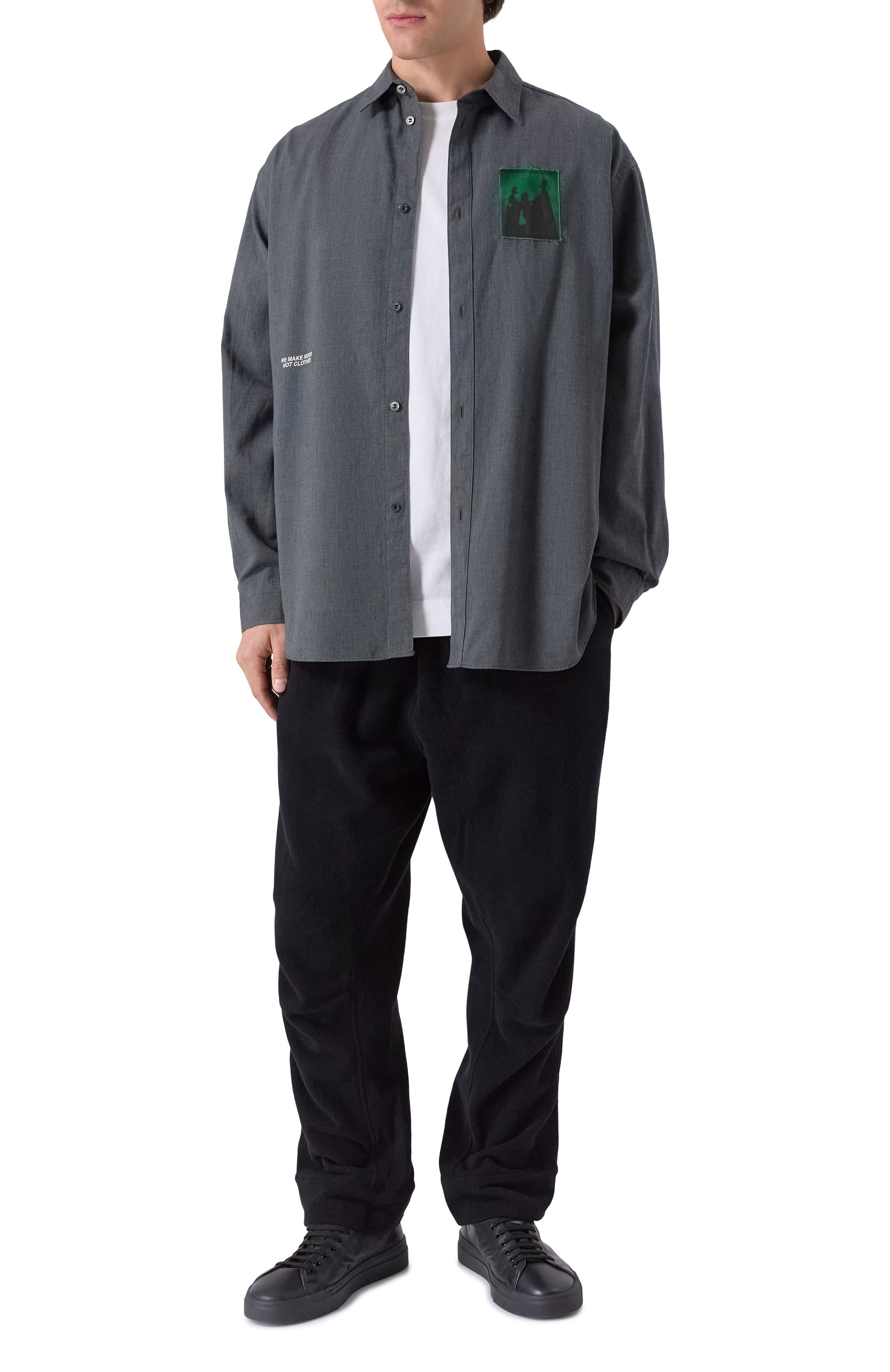 Хлопковая рубашка UNDERCOVER, арт. UP2E4402, фото 2