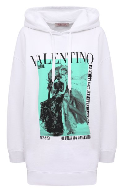 Хлопковое худи VALENTINO, арт. XB0MF17K75P, фото 1