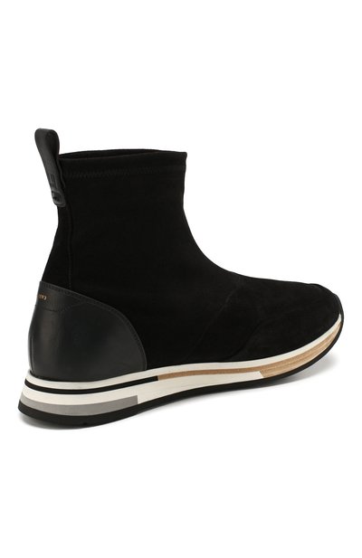 Замшевые сапоги DUNHILL черного цвета по цене 81750 руб., арт. DU19F1323G3, фото 4 Замшевые сапоги DUNHILL, арт. DU19F1323G3, фото 4