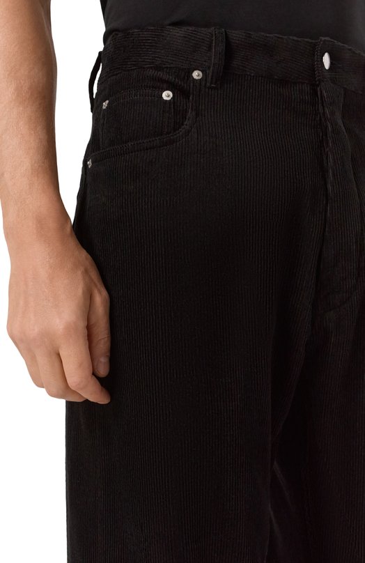 Вельветовые брюки Rick Owens RU02E1333/MLC9 Чёрный  RU02E1333/MLC9 Фото 5