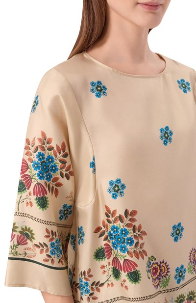 Шелковая блузка WEEKEND MAX MARA, арт. WKDSAMBA, фото 5