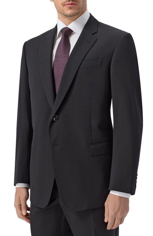 Шерстяной костюм Giorgio Armani GM000007/TE10047 Чёрный  GM000007/TE10047 Фото 2