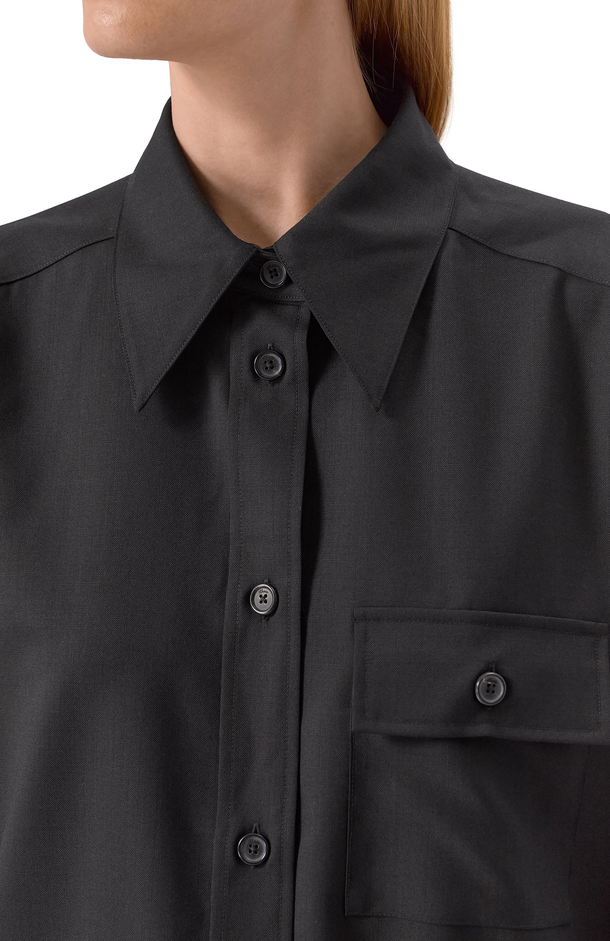 Шерстяная рубашка KHAITE, арт. 2375575/W575, фото 5