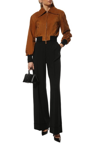 Замшевый бомбер KHAITE, арт. 6058709/MERCEDES, фото 2