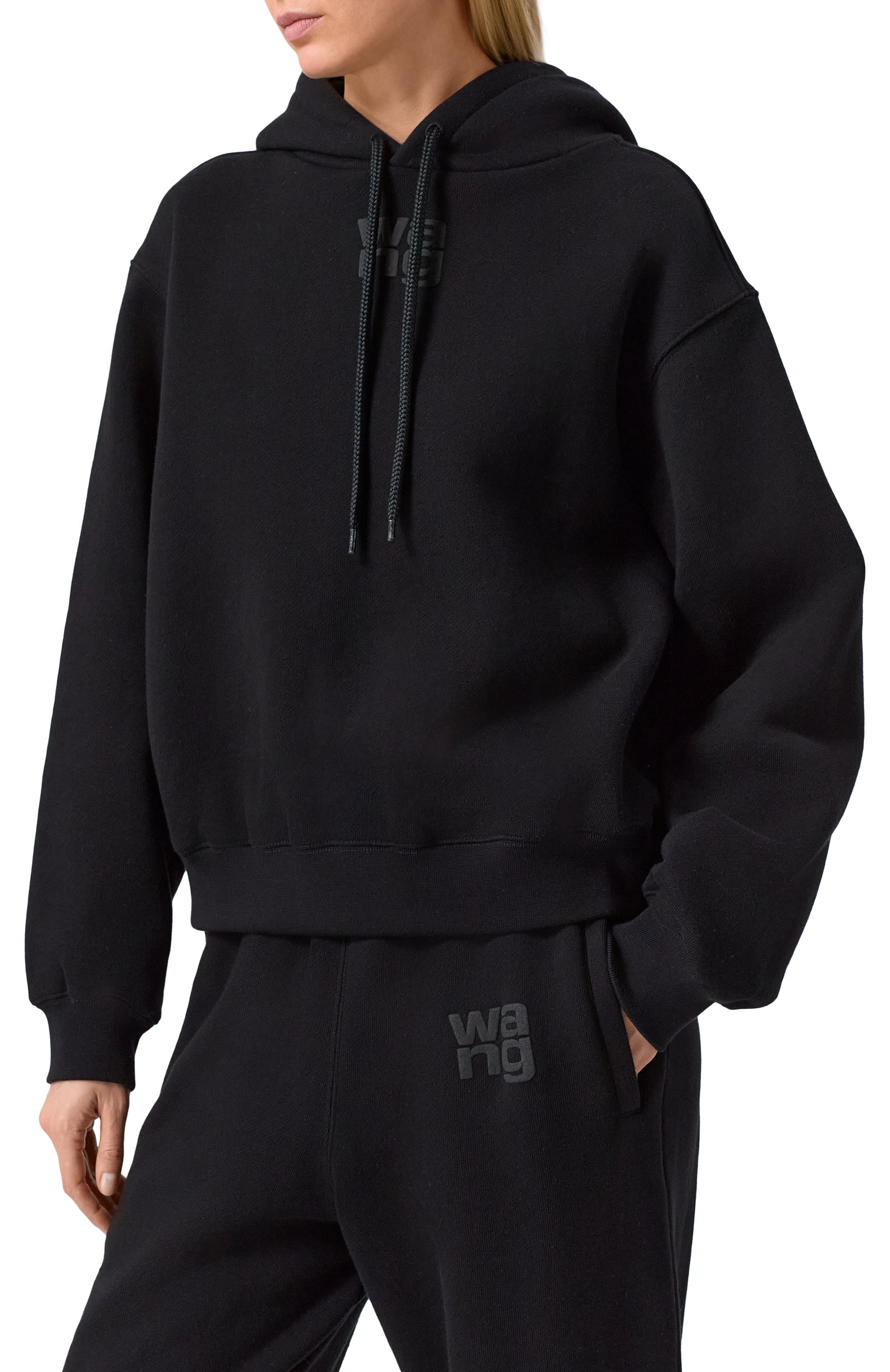 Хлопковое худи ALEXANDERWANG.T, арт. 4CC3242101, фото 3