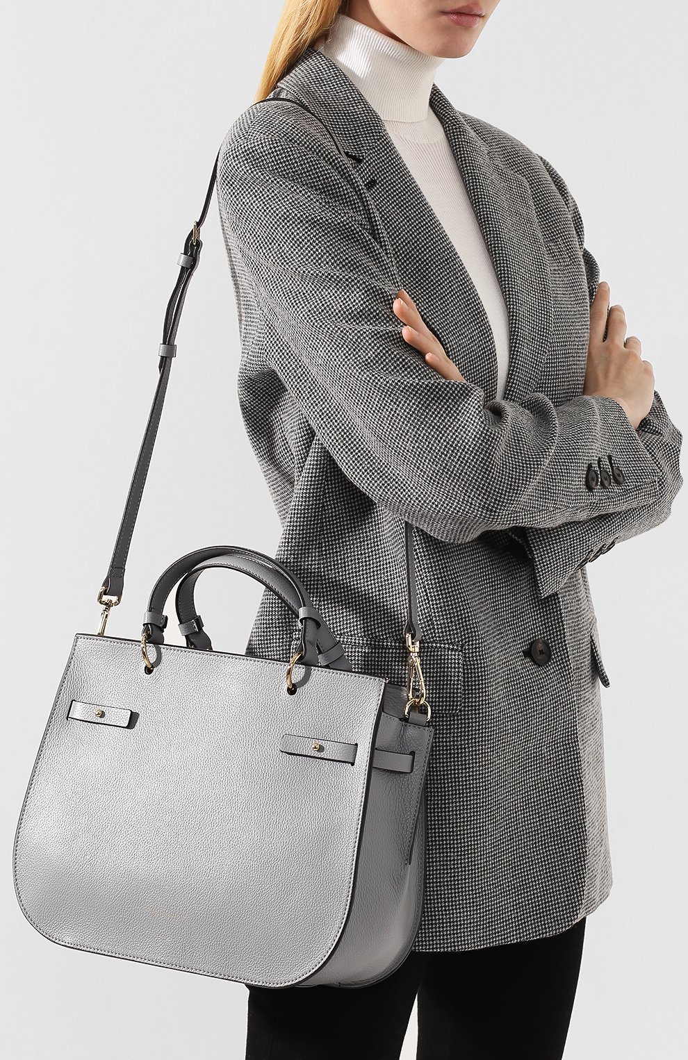 Сумка didi COCCINELLE серого цвета по цене 39950 руб., арт. E1 EA5 18 02 01, фото 5 Сумка didi COCCINELLE, арт. E1 EA5 18 02 01, фото 5