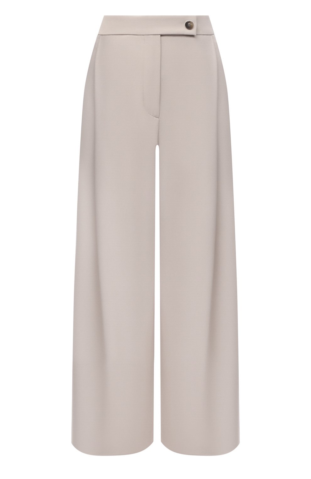 Шелковые брюки GIORGIO ARMANI бежевого цвета по цене 113500 руб., арт. 1SHPP0G1/T02AU, фото 1 Шелковые брюки GIORGIO ARMANI, арт. 1SHPP0G1/T02AU, фото 1