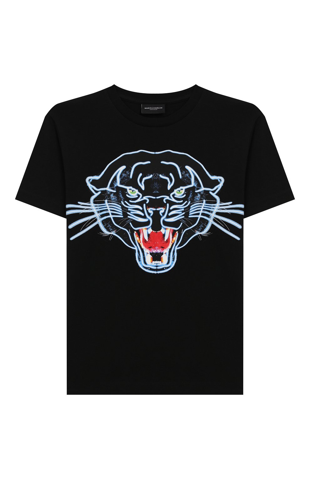 Хлопковая футболка MARCELO BURLON KIDS OF MILAN, арт. 20E/B/MB/1109/0010/2-6Y, фото 1