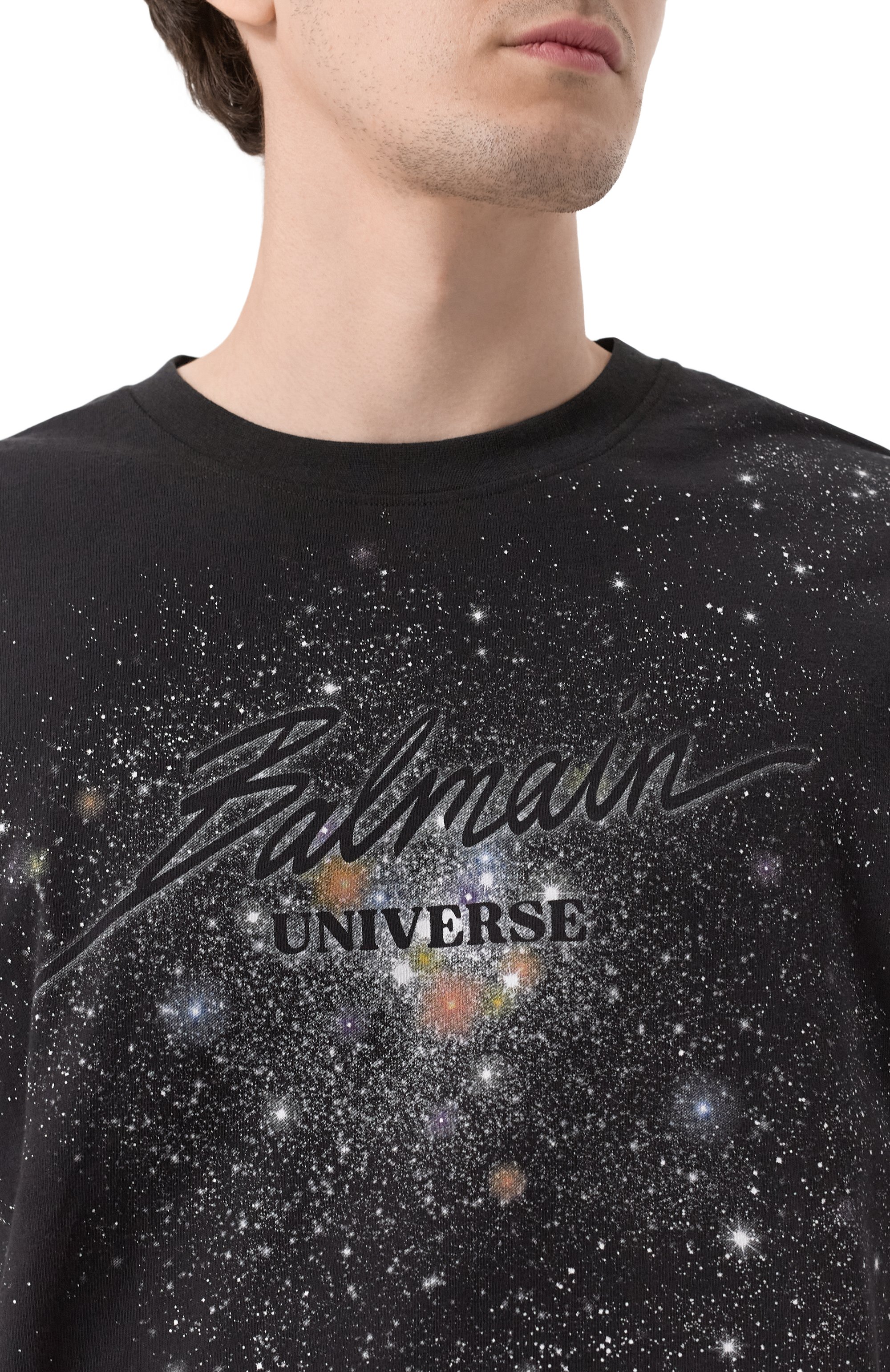 Хлопковая футболка BALMAIN, арт. EH0EG010/GE77, фото 5