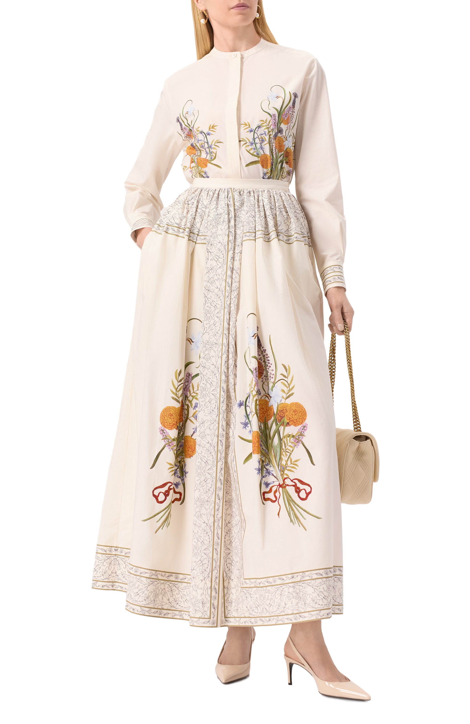 Хлопковая юбка GIAMBATTISTA VALLI, арт. 25SSPVTE2029-57PRI, фото 2