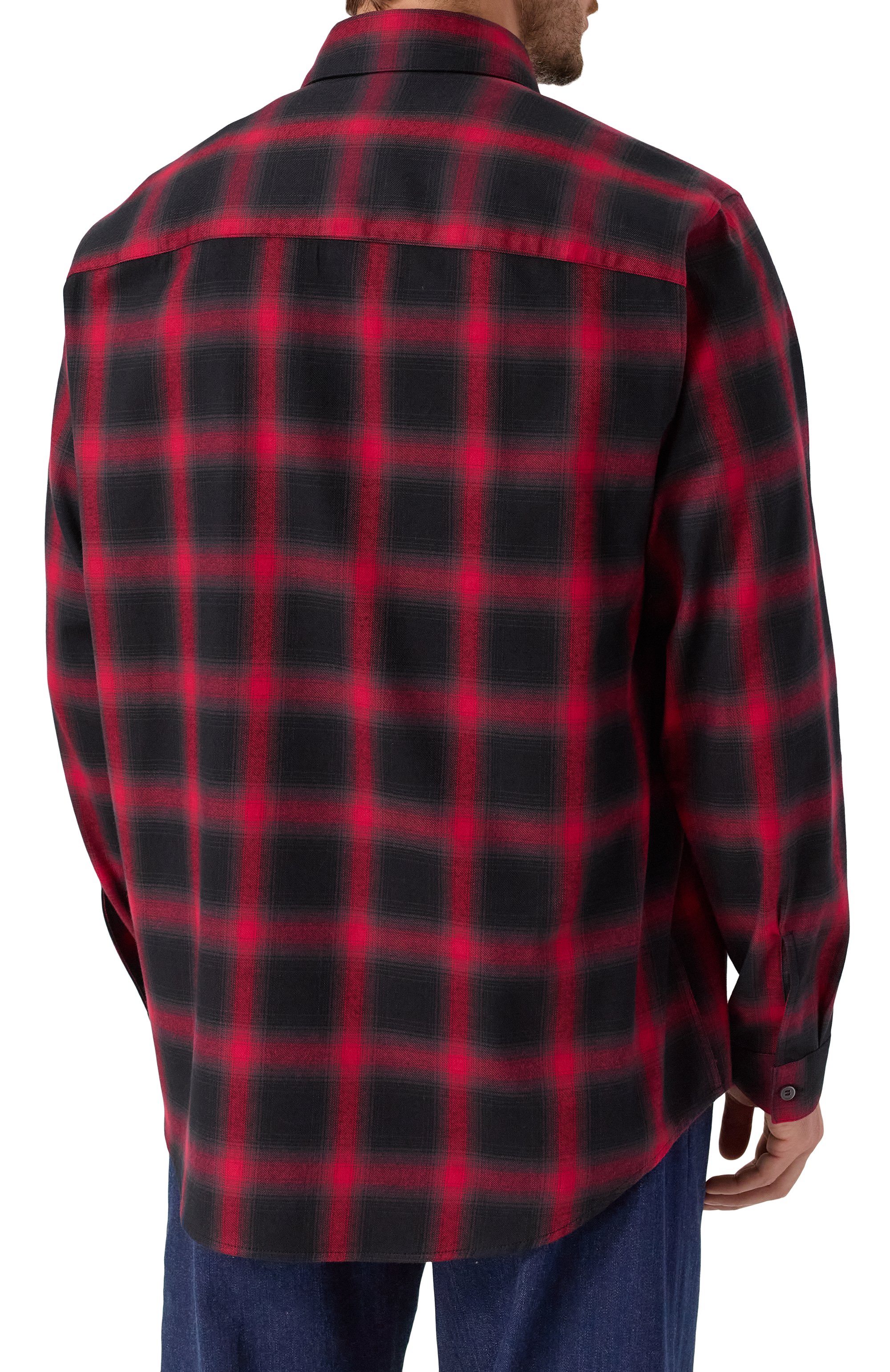 Рубашка из хлопка и вискозы DIESEL, арт. A18502/0HGBT, фото 4