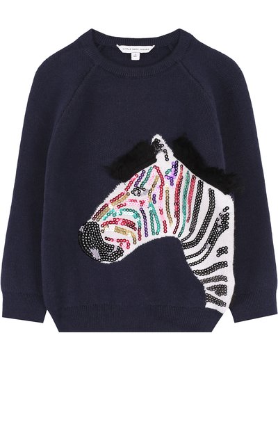 Свитер из хлопка и кашемира с принтом и пайетками MARC JACOBS (THE), арт. W15348/2A-5A, фото 1
