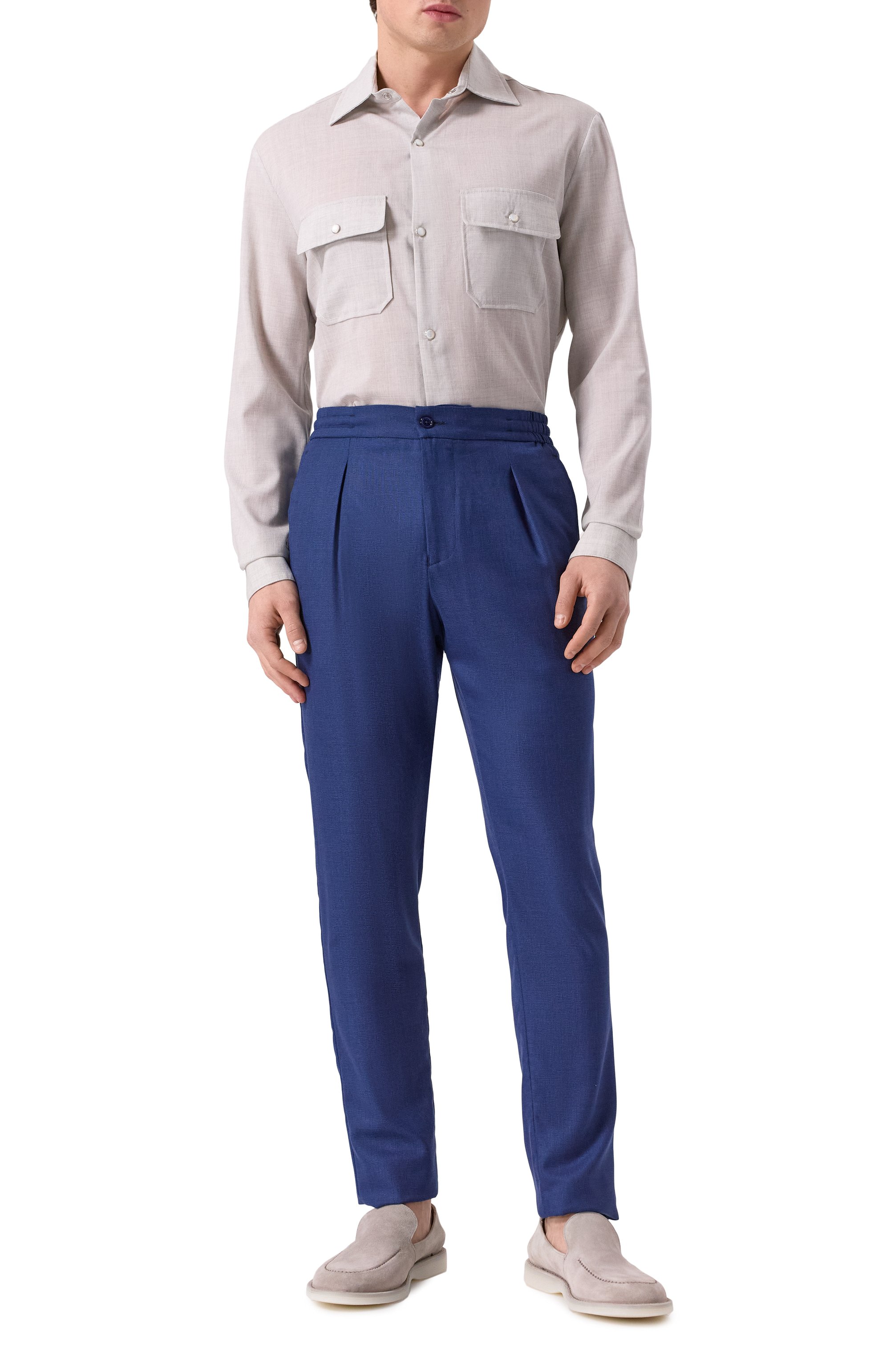 Замшевые лоферы PANTANETTI, арт. 18595A, фото 2