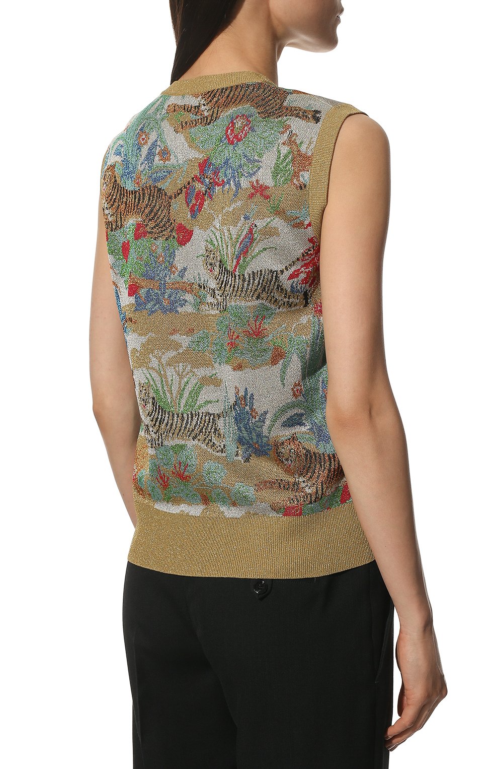 Жилет из вискозы GUCCI, арт. 686496/XKB8U, фото 4