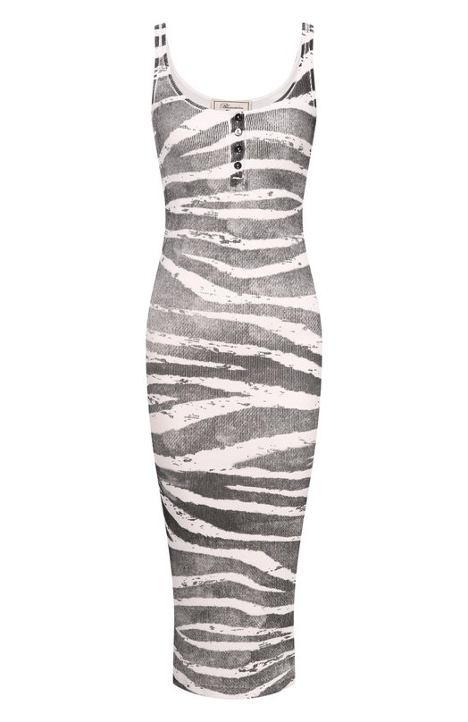 Хлопковое платье Blumarine 2A812A Чёрно-белый 2A812A