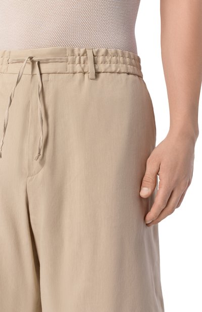 Шорты изо льна и вискозы BOSS, арт. 50561983, фото 5