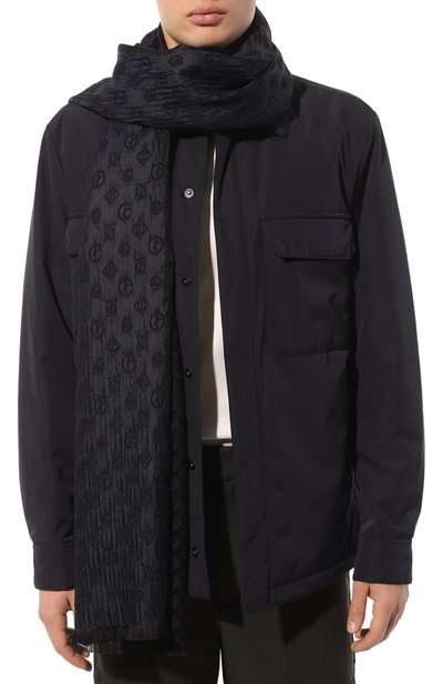 Шарф из шелка и шерсти GIORGIO ARMANI, арт. 745210/3F110, фото 2