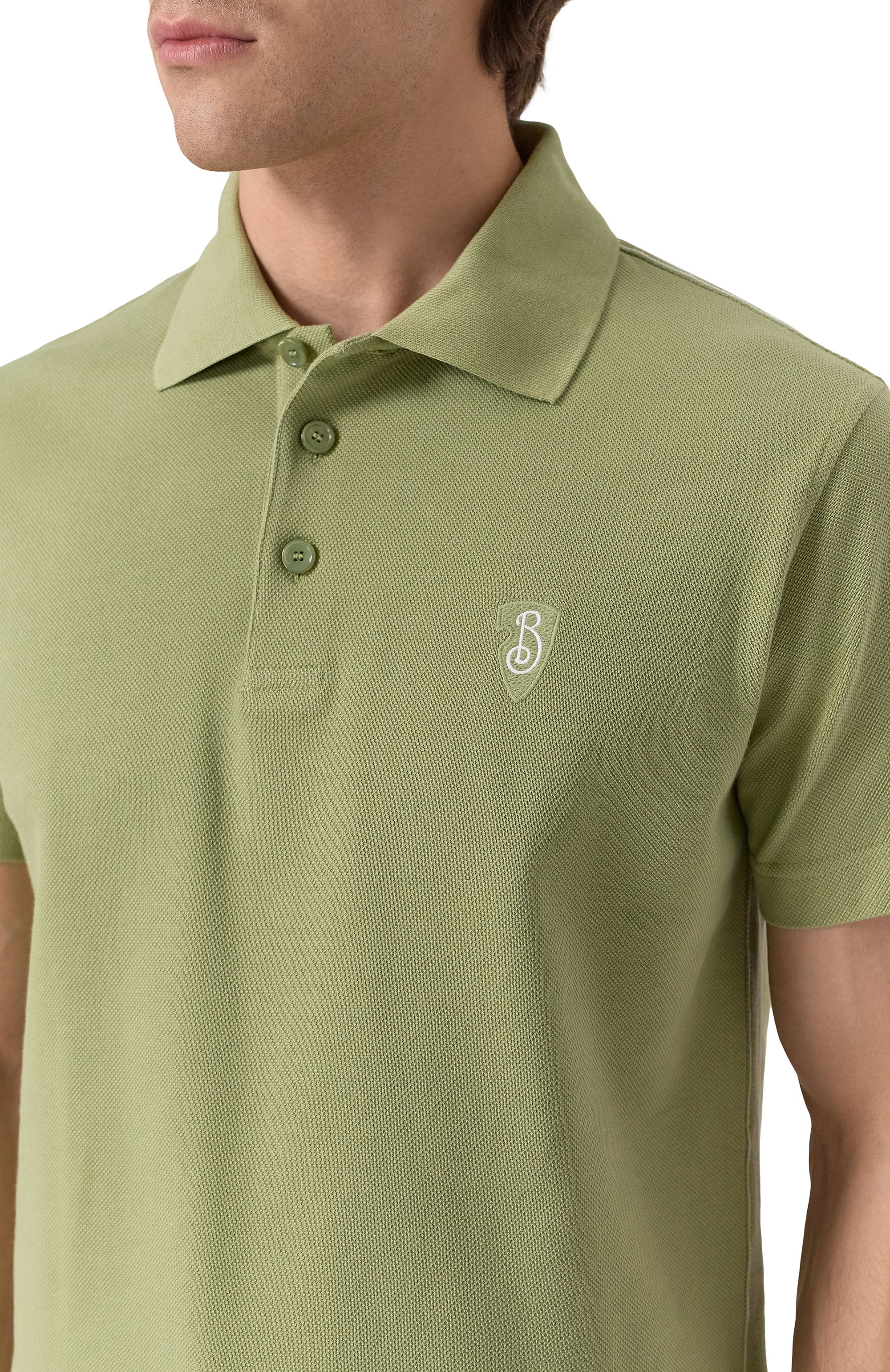 Хлопковое поло BURBERRY, арт. 8105140, фото 5