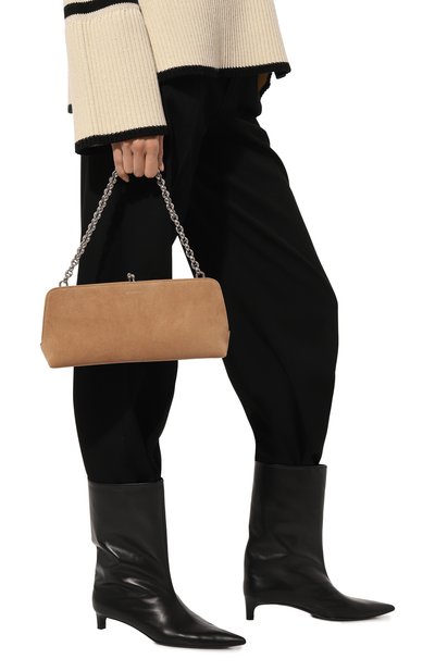 Сумка goji small JIL SANDER бежевого цвета по цене 255500 руб., арт. J07WD0087-P7091, фото 2 Сумка goji small JIL SANDER, арт. J07WD0087-P7091, фото 2